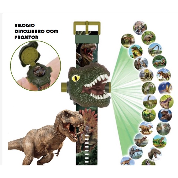 Dinossauro projetor de desenhos - Gringolândia