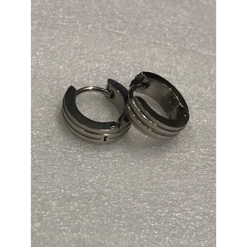 Brinco Argola Masculino Feminino Aço Inox
