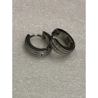 Brinco Argola Masculino Feminino Aço Inox