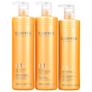 Kit Cadiveu Professional Nutri Glow Salon Triplo (3 Produtos)