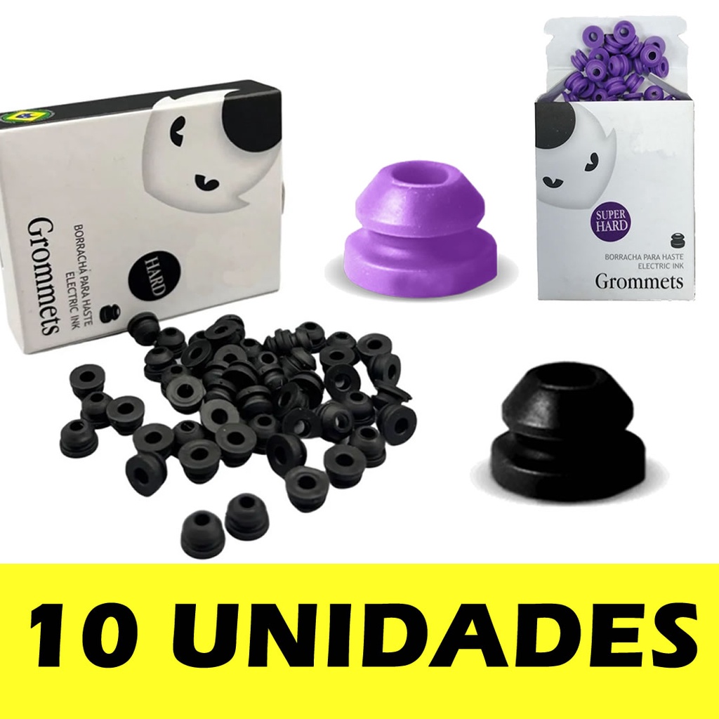 Borracha para Haste Grommets Electric Ink 10 Unidades Shopee Brasil