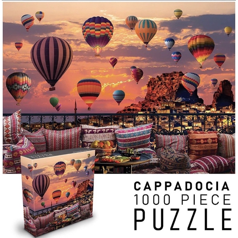 Jigsaw Puzzle 1000 Peças quebra cabeca para Adultos, Balão de Ar Quente no  Jogo do Quebra-Cabeça sunset, Bom Presente para Crianças Idosas Adultos