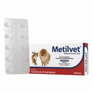 Anti-inflamatório Metilvet 5 mg