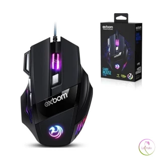 Mouse Gamer com Fio USB EXBOM MS-G260 3200 DPI
