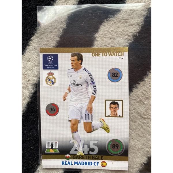 Gareth Bale One to Watch Card Real Madrid Champions League 14/15