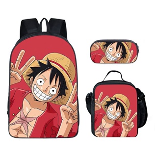 Mochila Luffy One Piece Infantil Escolar Original Clio 2023 - 7 Artes BrinQ  Fantasias