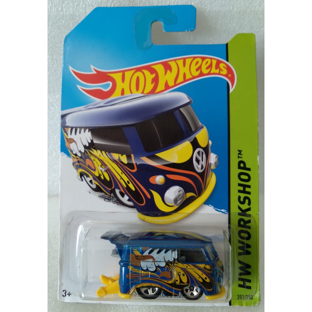 Hot Wheels Volkswagen Kool Kombi - HW Officina, Colore Arancione - Nuovo In Scatola