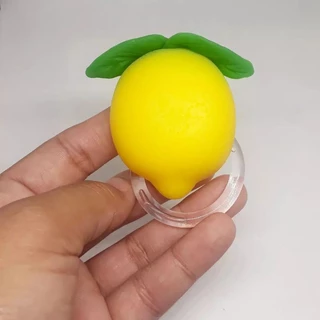 6 Porta Guardanapo Limão siciliano em Biscuit para mesa posta temática Personalizado