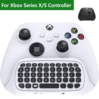 Teclado Sem Fio Para Xbox Series X/S Controller 2.4Ghz Mini Keyboard Chatpad Jogos Com Conector Audio/Headset One