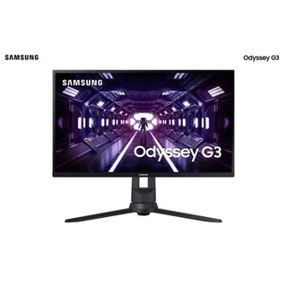 Monitor Gamer 24" Samsung Odyssey G3 Full HD com 144Hz e 1ms, FreeSync Premium, Regulagem de Altura - LF24G35TFWLXZ