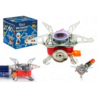 Mini Fogão Fogareiro Para Camping Pesca Lazer Portátil Acendimento Automático Casa Jardim em Oferta na Shopee