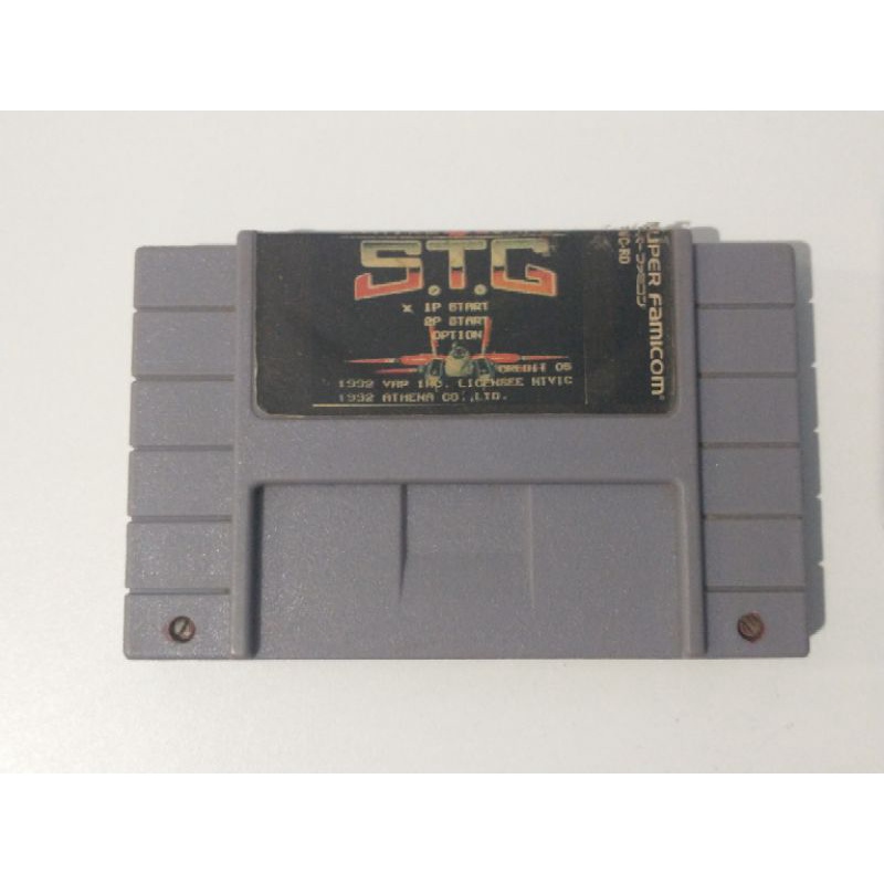 Cartucho Paralelo Super Nintendo STG Strike Gunner Shopee Brasil