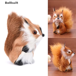 Simulação De Pele De Esquilo Pelúcia Recheada Boneca De Animal Brinquedo Infantil Decoração De Casa BR
