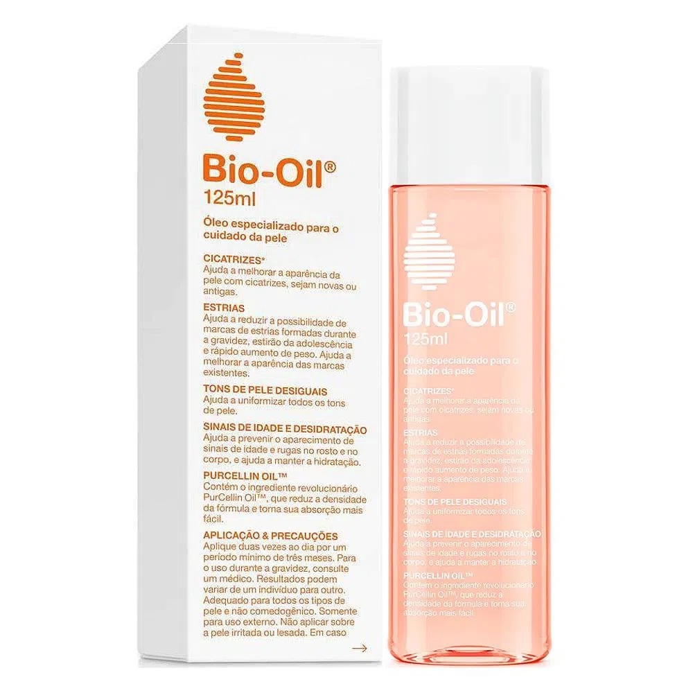 Bio Oil Óleo Corporal Hidratante Para Estrias Cicatrizes E Manchas ...