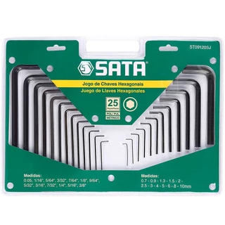 Kit Jogo Chave Allen 25peças Sata St09120sj