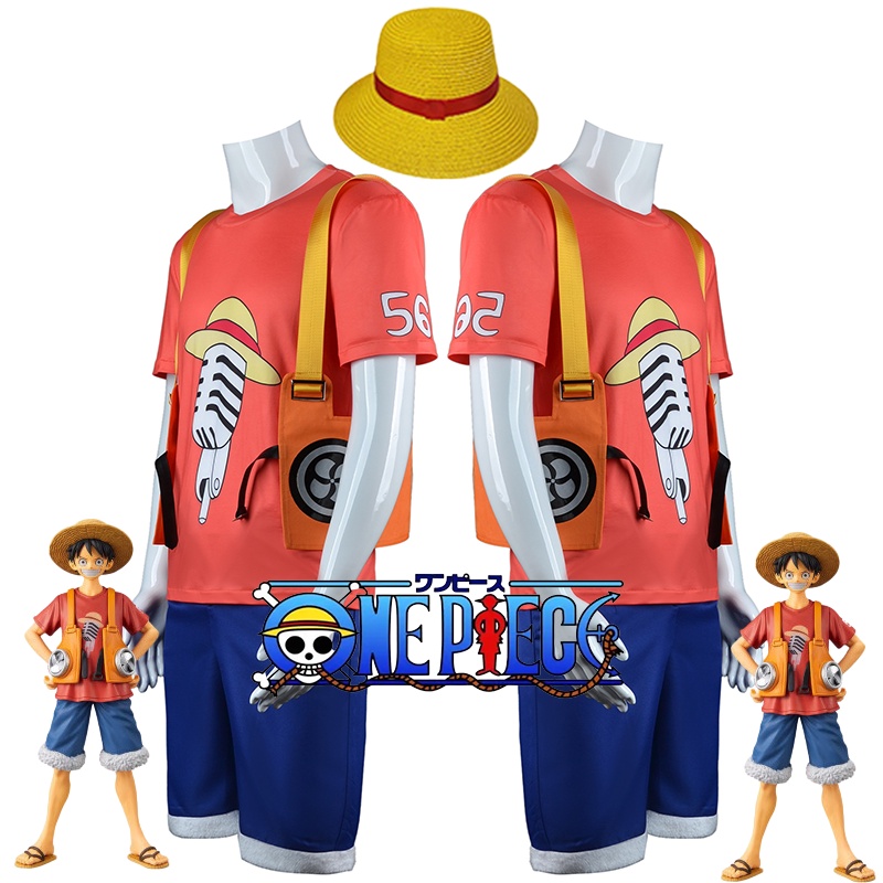 One Piece Macaco D Luffy Novo Mundo Traje Roupas para Festa Cosplay –  comprar a preços baixos na loja online Joom