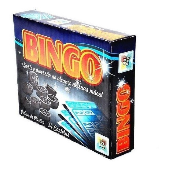 Jogo de Bingo Max 48 Cartelas 24cm em Plástico Dikamais - minipreco