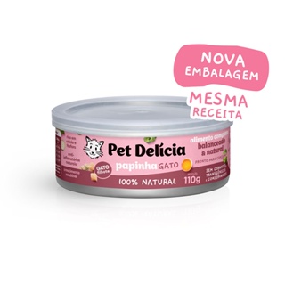 Ração Úmida Pet Delícia Gatos Filhotes Papinha de Frango - 110g