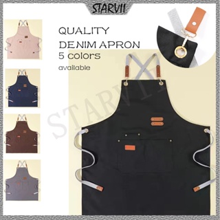 Avental Jeans De Tecido Com Alta Qualidade Para Cozinha/Restaurante/Trabalho