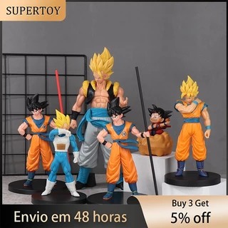 SUPERTOY Dragon Ball Super Saiyan Son Goku Action Figure Modelo Awaken Wukong Colecionável HOT