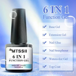 MTSSII 6 Em 1 Função Base De Gel De Unhas Extensão Da Cola Aquarela em Oferta na Shopee