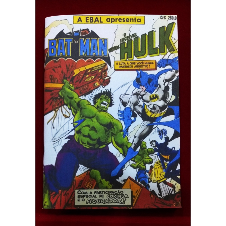 Gibi Hq Batman Vs O Incrível Hulk Ebal 1982 | Shopee Brasil