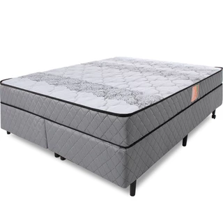 Cama Box Colchão Queen Ortopédico Firme Espuma D33 Antialérgico Certificado BF Colchões