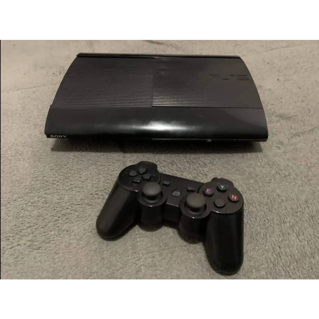 Console Playstation 3 Sony - PS3 Super Slim 250Gb + Controle - FF