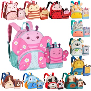 MOCHILA E LANCHEIRA TÉRMICA INFANTIL ESCOLAR CACHORRINHOS