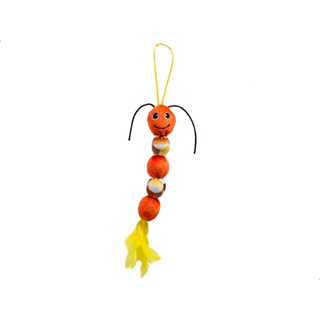 Brinquedo Para cães Mordedor Centopeia c/chocalho 30 cm
