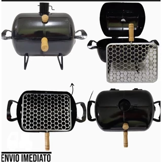(SUPER DESCONTO) Churrasqueira a bafo Completa (Envio imediato)