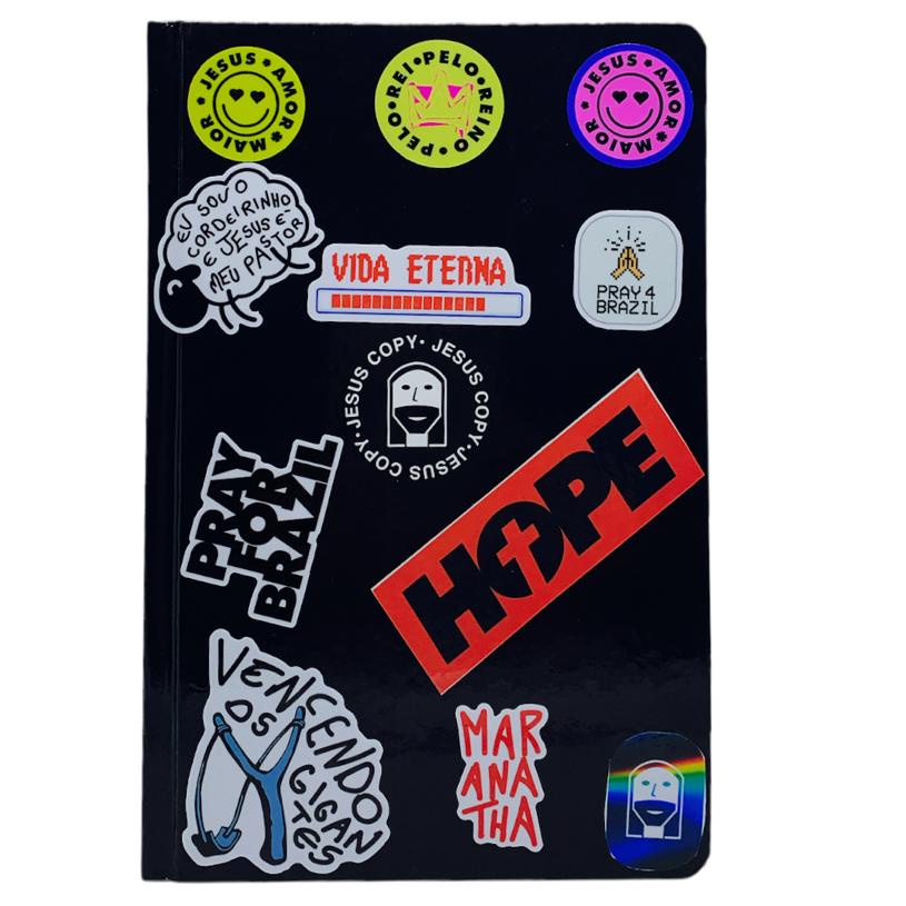 Bíblia Sticker Preta Jesuscopy Shopee Brasil