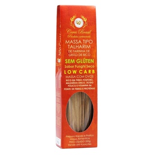 Macarrão sem Glúten Talharim Grão de Bico com Funghi Ceres 200g