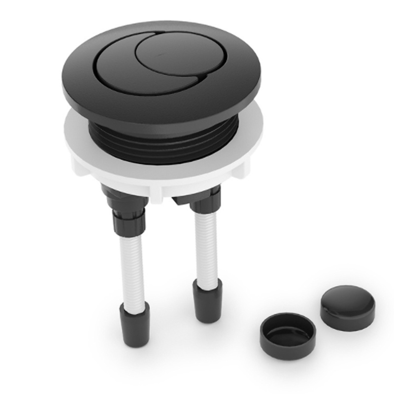 Botão de Acionamento Caixa Acoplada Roca/Incepa 3,6L Titanium Black 