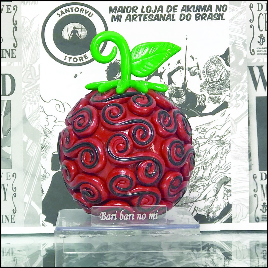 Action Figure Bari Bari no mi Akuma no mi One Piece Mangá