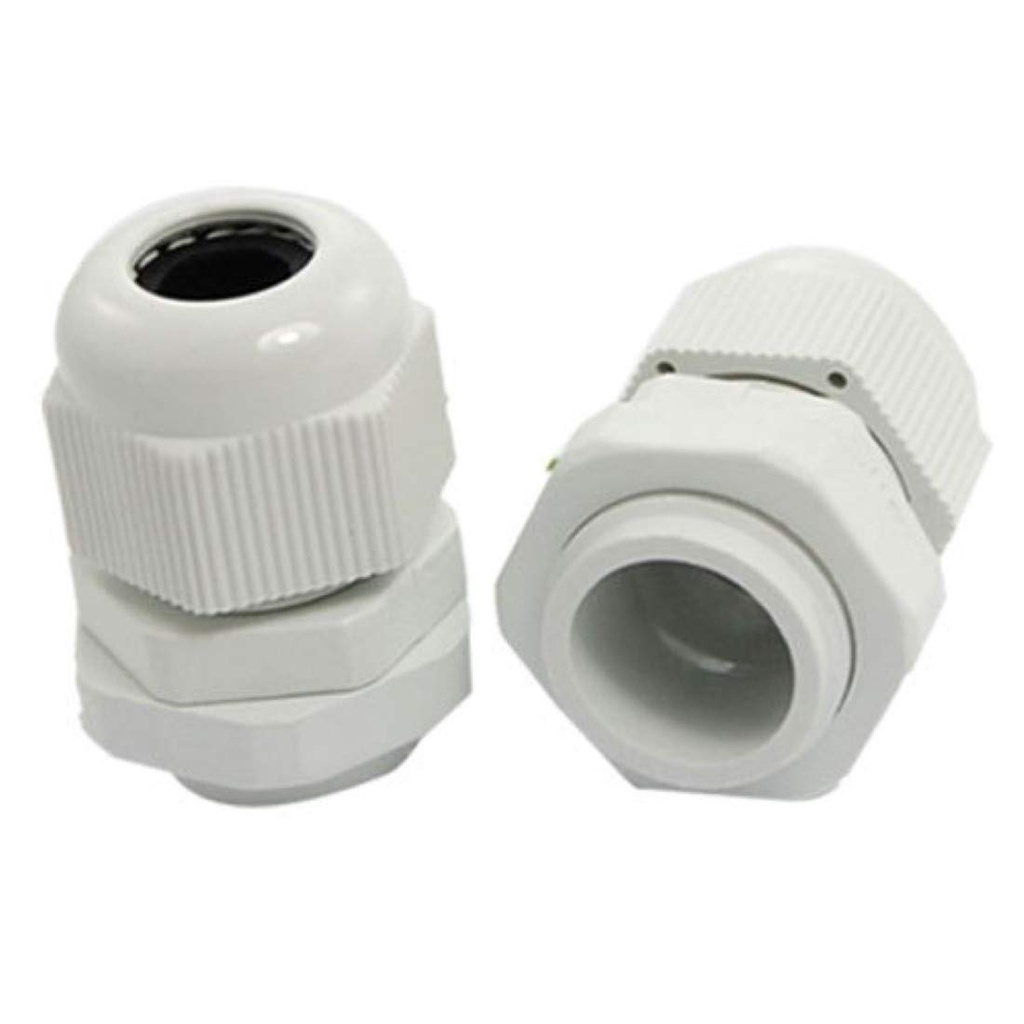 10x Prensa Cabo Pg9 Cinza Claro Ip68 (kit C/ 10pçs)
