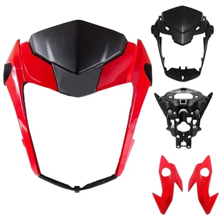 Frente Farol Cg Titan 160 2016 2017 2018 2019 2020 2021 Mascara Aranha Bananinha Azul Branco Preto Vermelha Vermelho Carenagem Frontal Promoção