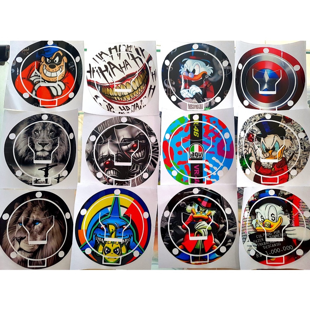 Adesivo Para Moto Protetor Da Tampa Do Tanque Gasolina CG Titan Fan Start