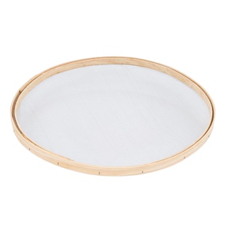 Peneira Redonda Aro 55cm Madeira para Areia Malha 8 550010 Momfort