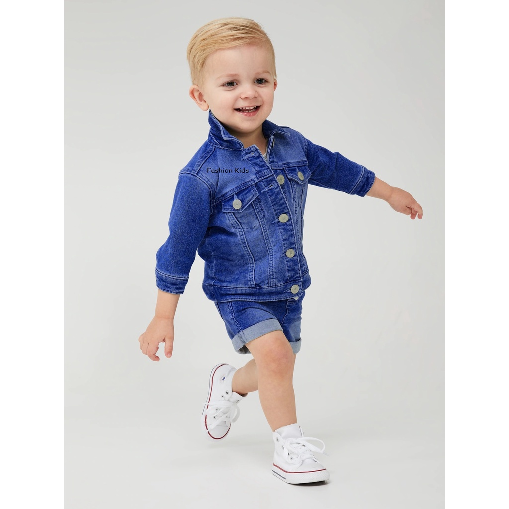 Jaqueta jeans best sale bebe menino