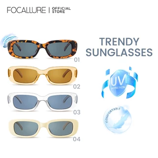 FOCALLURE Plástico Retro Óculos De Sol Marca Design