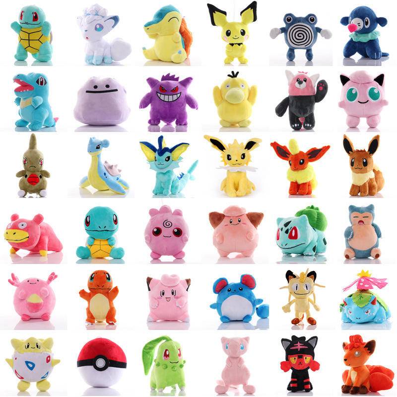 42 tipos pokemon mega evolução brinquedos de pelúcia pikachu
