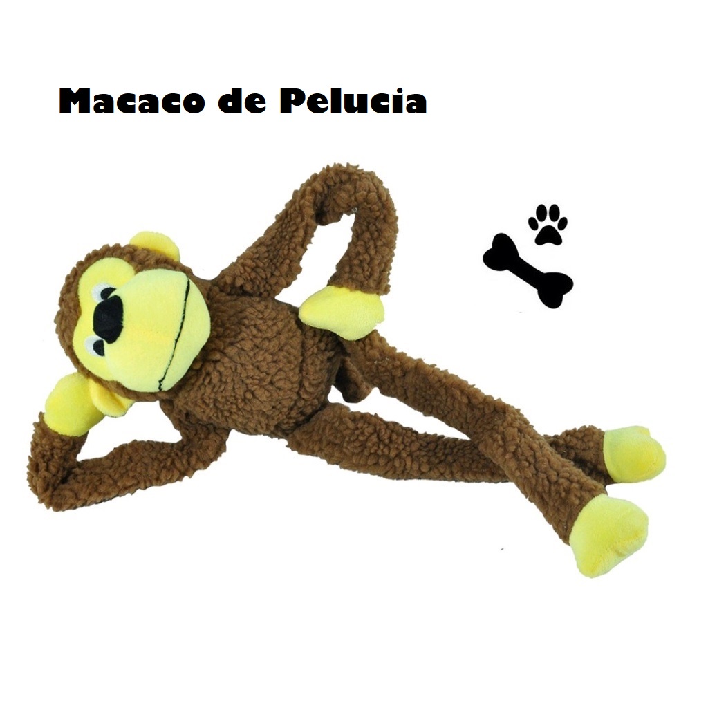 Pelúcia Macaco Meu Pet Marrom