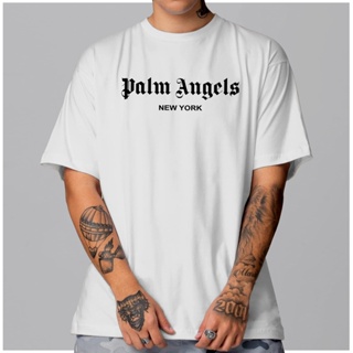 Camiseta Masculina Unissex Palm Angels NY Poliester Pronta Entrega
