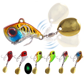 FSTH 1pc 4g 8g Mini Spinner Fishing Lures Wobblers Colher De Lantejoulas  Manivelas Artificial Fácil Brilhante VIB Iscas Vibração Para A Pesca Com  Mosca HH