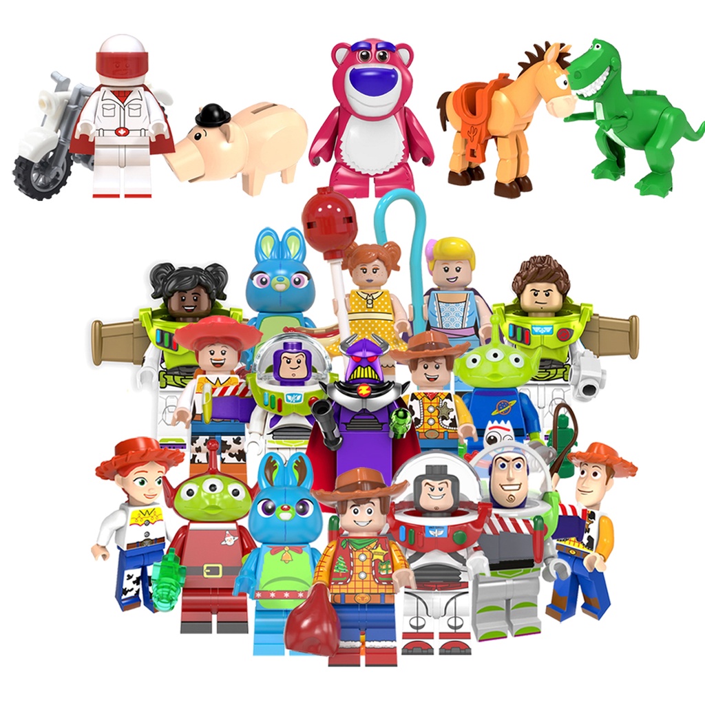 Woody Jessie Figuras Bulleye Bloco Alienígena Brinquedos Infantis Presente