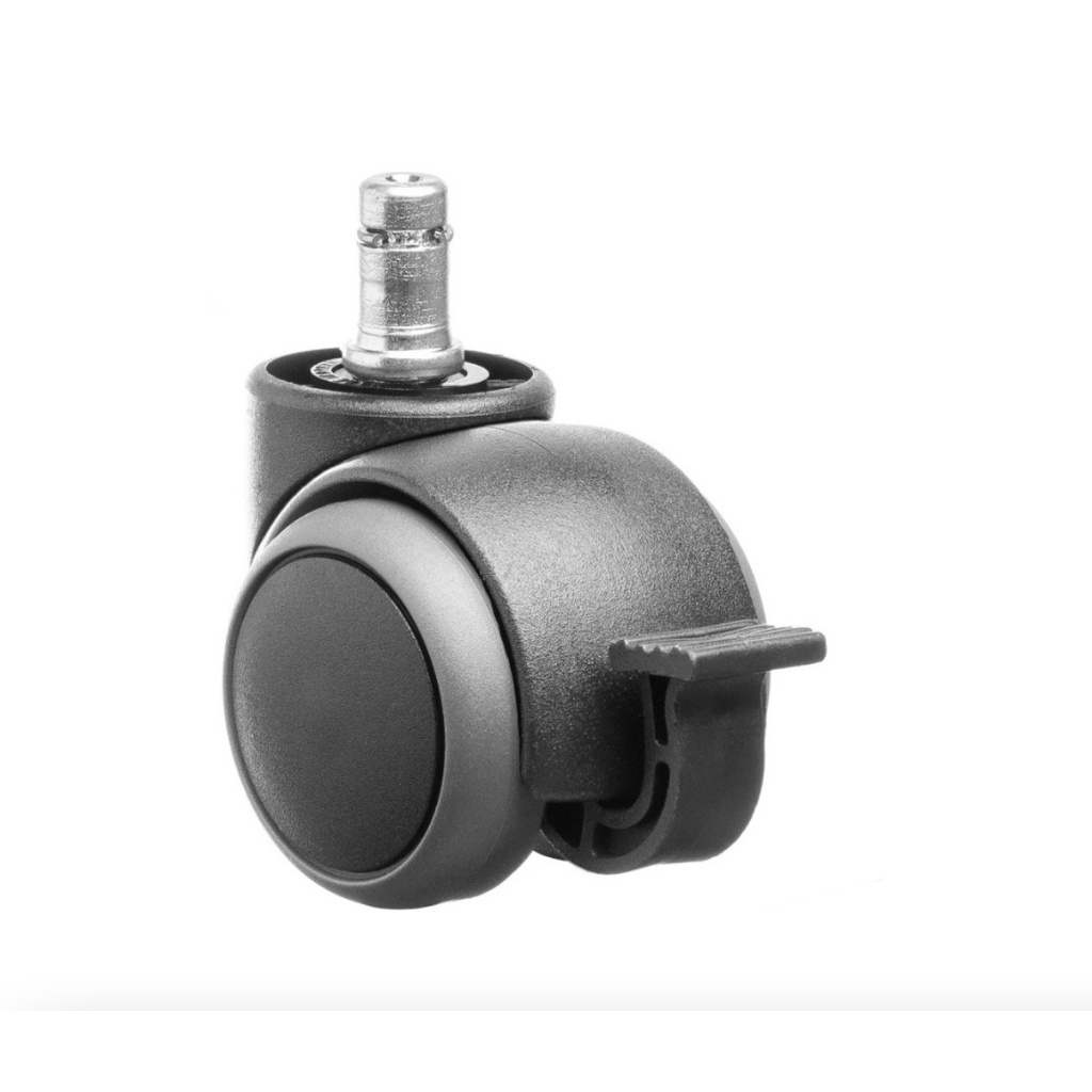 Kit 5 Rodinhas Cadeira Anti Risco Roda Silicone Pu C/trava