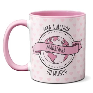 Caneca Para Melhor Madrinha Dinda Do Mundo Presente Xícara