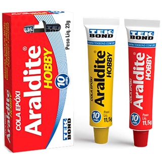 Adesivo Epoxi Araldite Hobby 23g 10MIN 10828500800 Tekbond