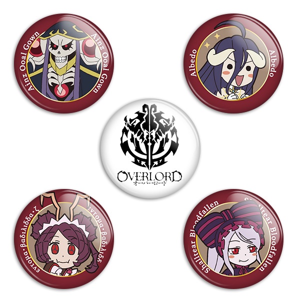 Bottons - Botons - Buttons - Overlord - Variação 01 - Tam: 4,5cm ...